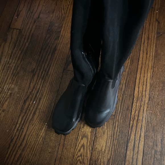 Black Knee-High Boots - Picture 2 of 4